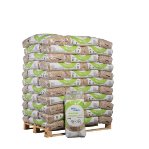 NRW Pellets Houtpellets ENplus A1 & DINplus – Pallet 990 kg (66 zakken van 15 kg)
