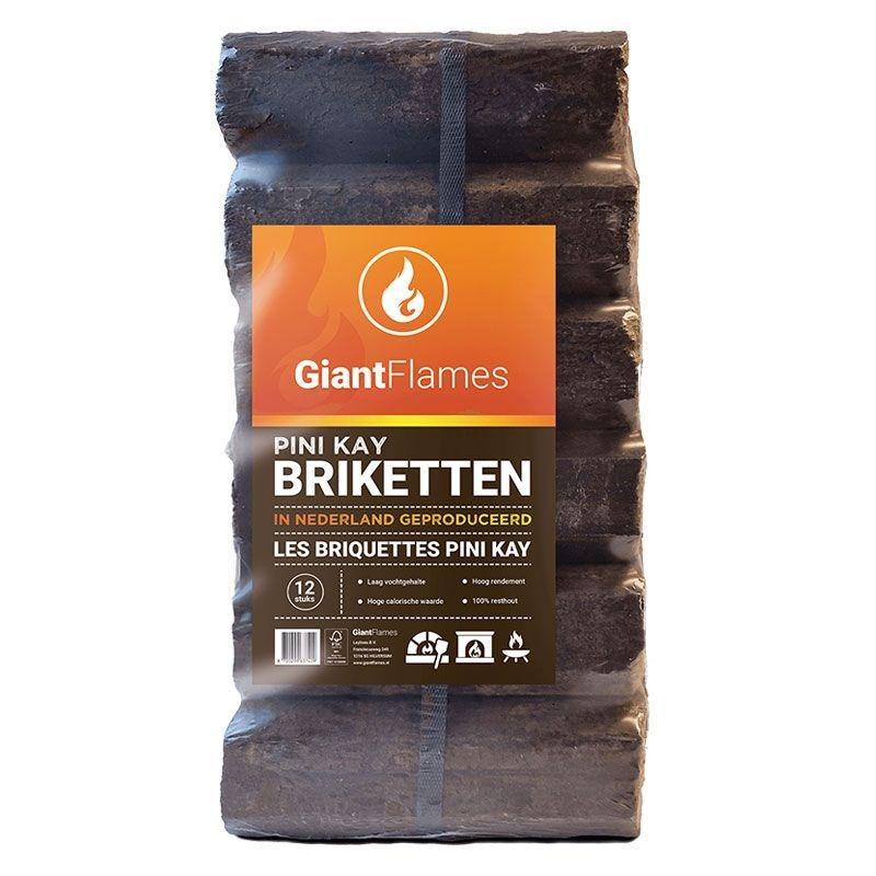 Pini Kay Houtbriketten – Pallet 960 kg (96 zakken van 10 kg) - Afbeelding 3