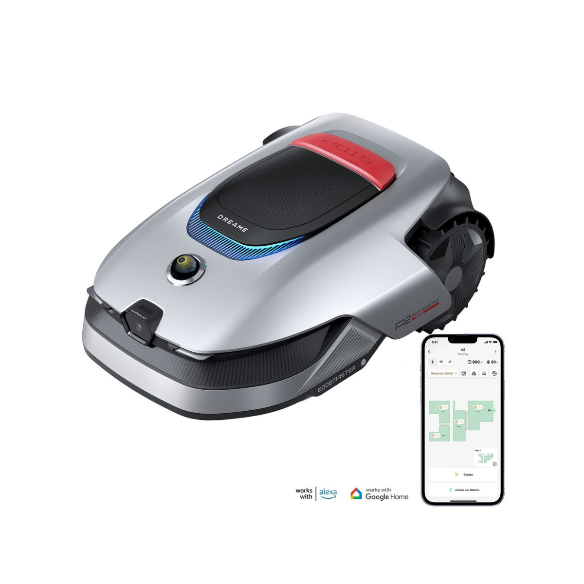 Dreame A2 Robotmaaier LiDAR Draadloos 3000 m²