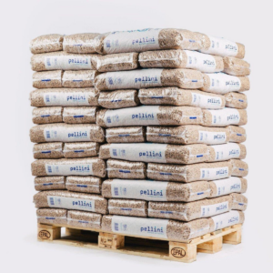 Pellini Houtpellets ENplus A1 & DINplus – Pallet 990 kg (66 zakken van 15 kg)