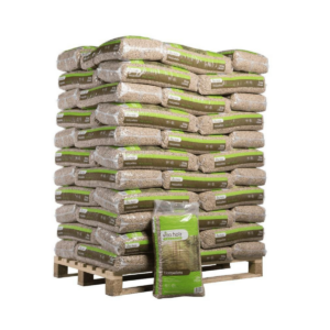 Vitaholz Houtpellets ENplus A1 & DINplus – Pallet 990 kg (66 zakken van 15 kg)